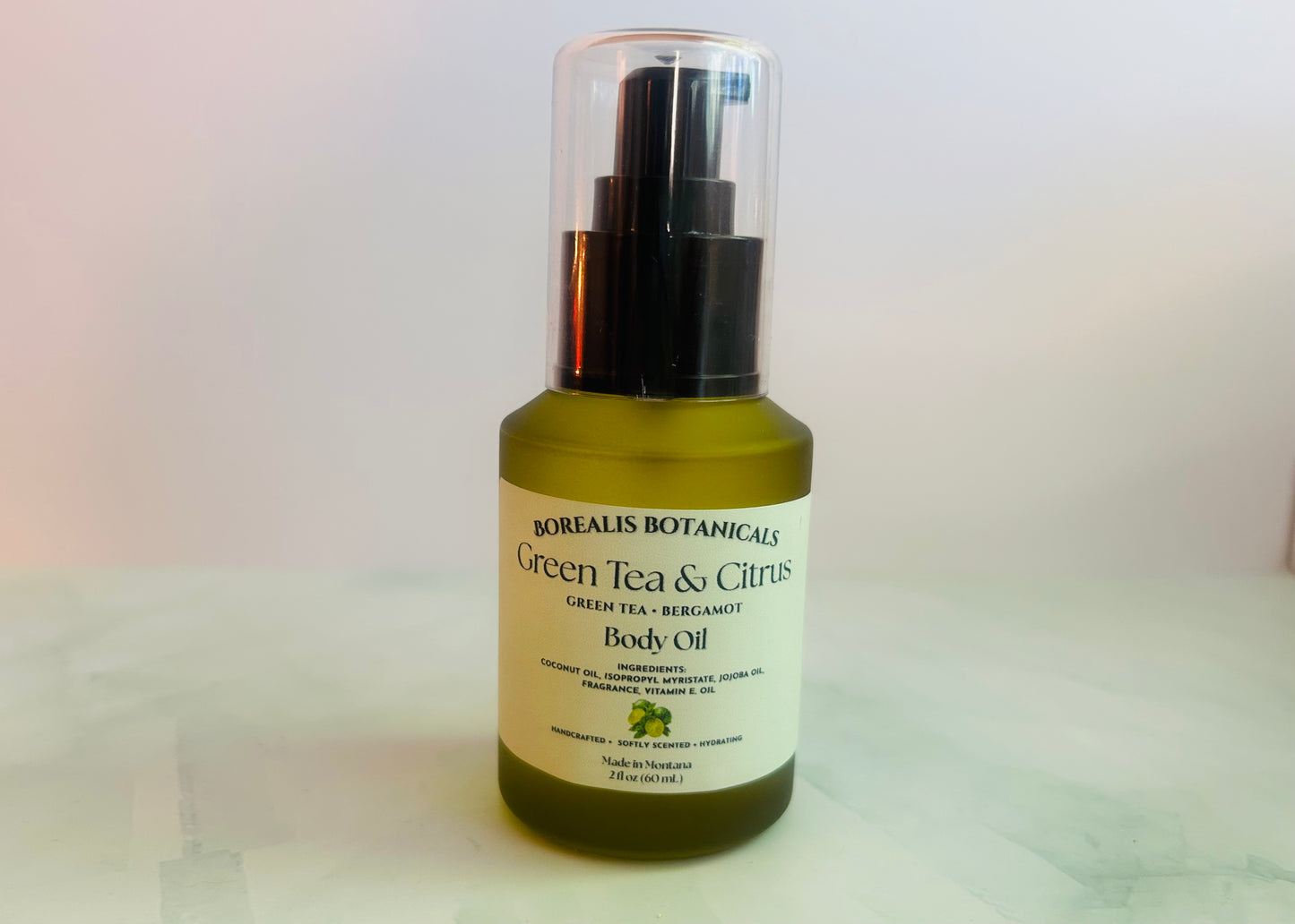 Green Tea & Citrus Body Oil
