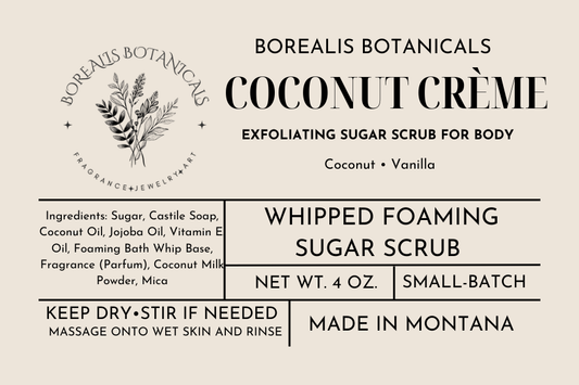 Coconut Crème Whipped Sugar Scrub