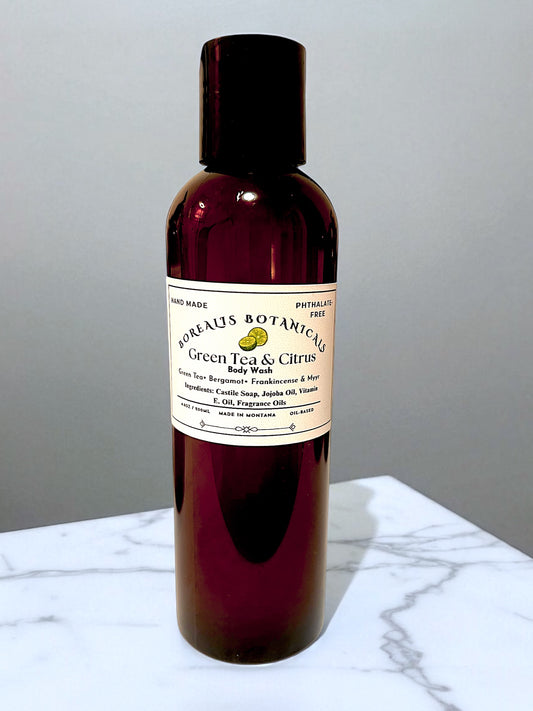 Green Tea & Citrus Body Wash- Clear & Calm Line