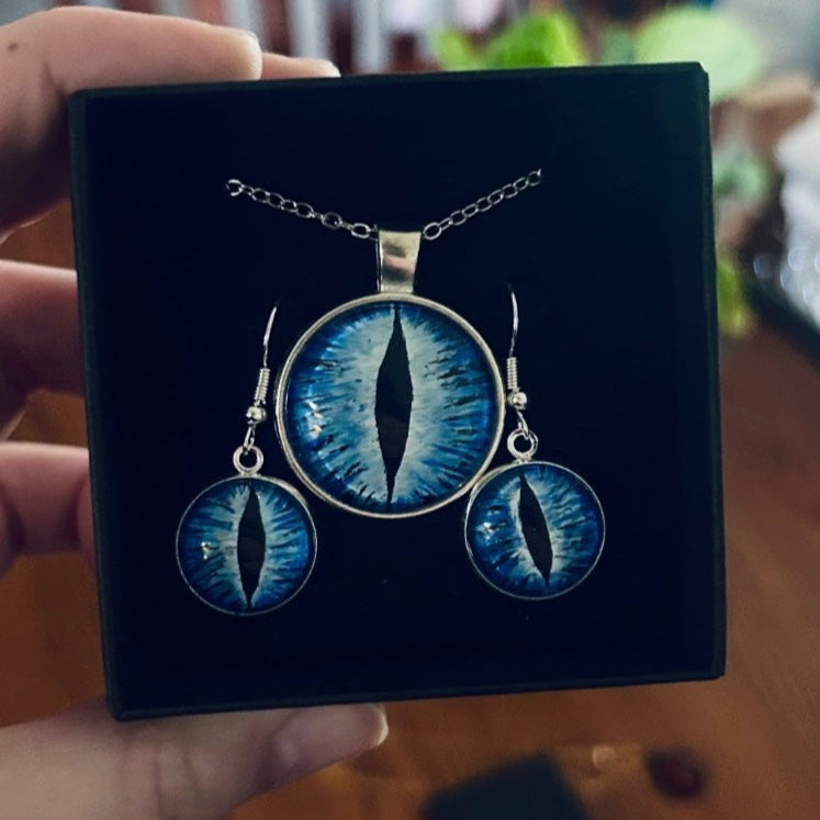 Dragon Eye Necklace & Earring Sets