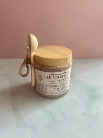 Lilac & Lemon Whipped Sugar Scrub