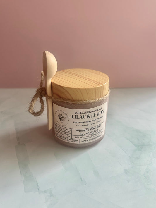Lilac & Lemon Whipped Sugar Scrub