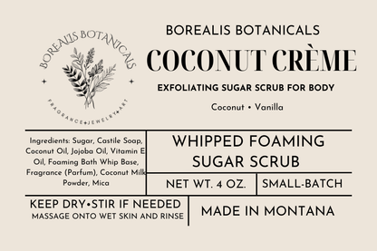 Coconut Crème Whipped Sugar Scrub