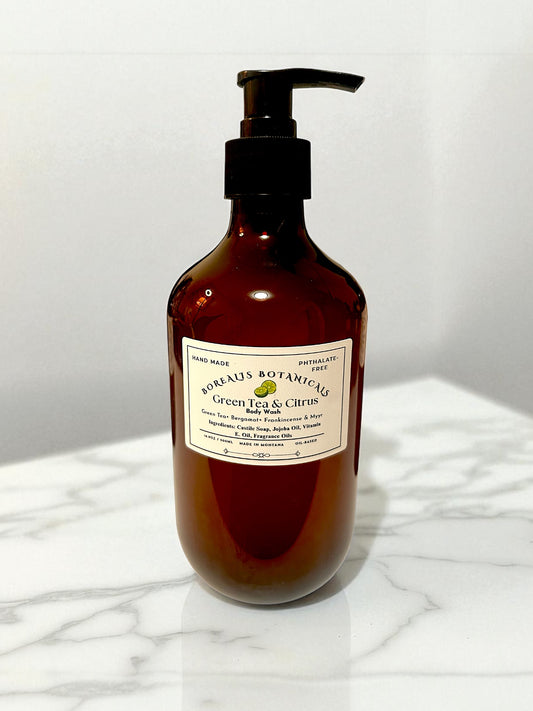 Green Tea & Citrus Body Wash- Clear & Calm Line