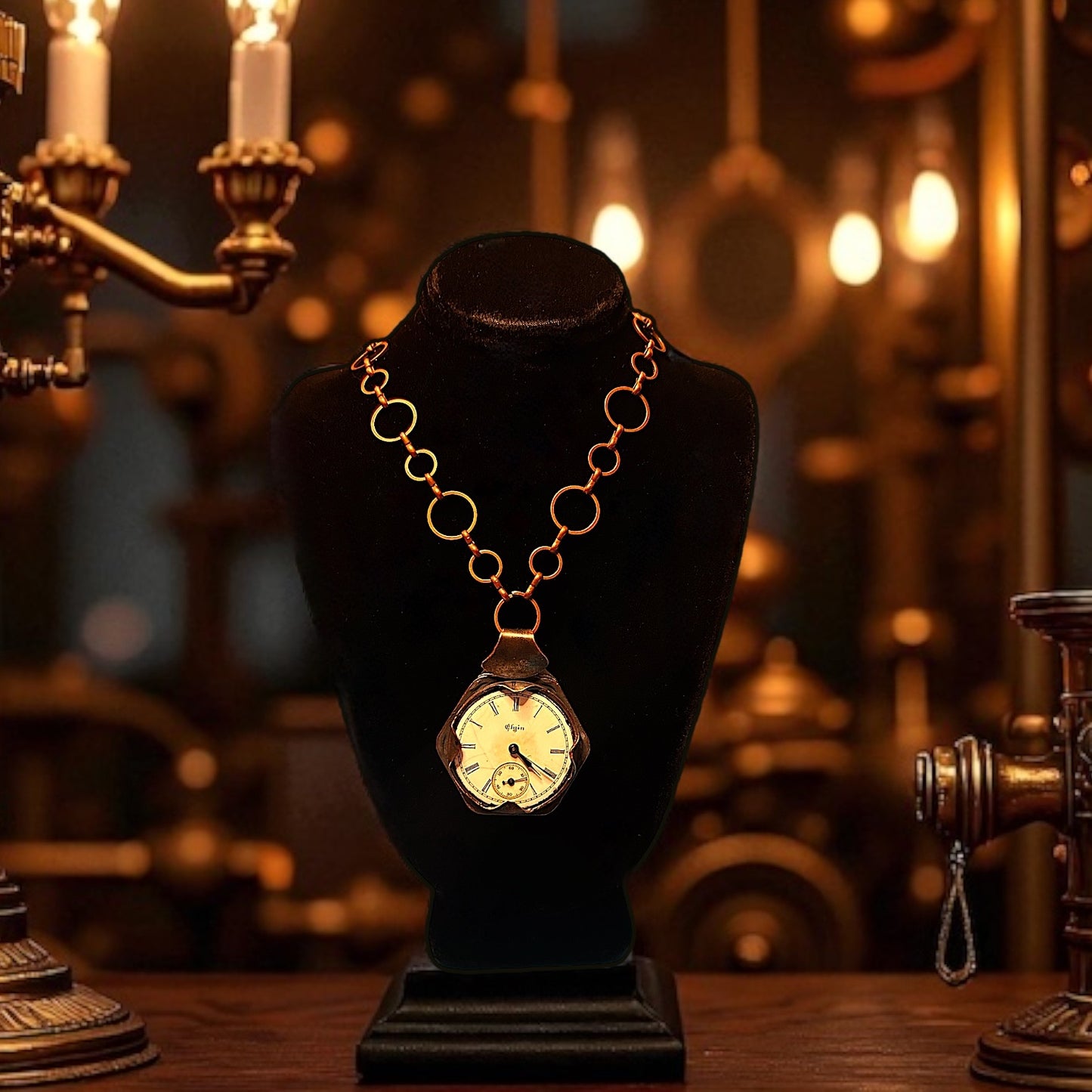 Vintage Watch Pendant