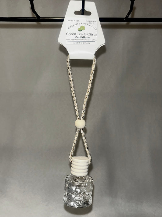Green Tea & Citrus- Car Diffuser