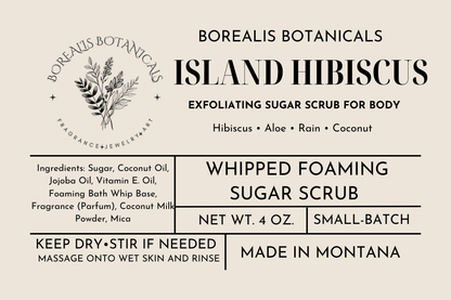 Island Hibiscus Whipped Sugar Scrub