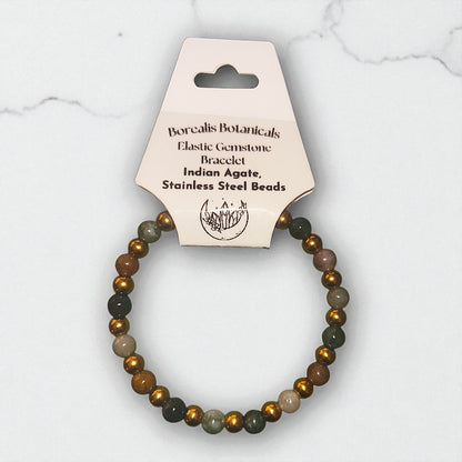 Elastic Gemstone Bracelets